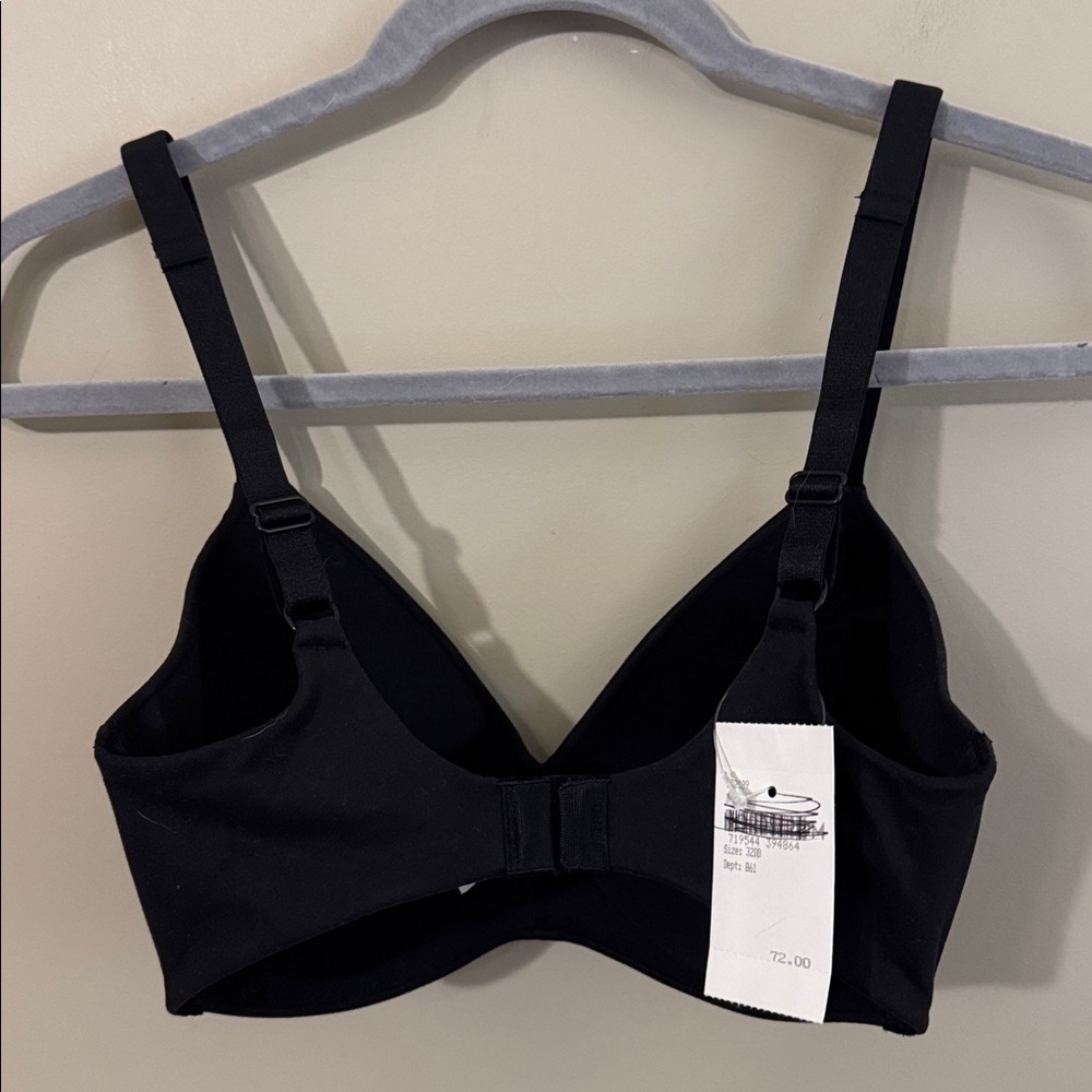NWT- Wacoal Women's How Perfect Wire Free Bra, Black, 32DD - Picture 9 of 12